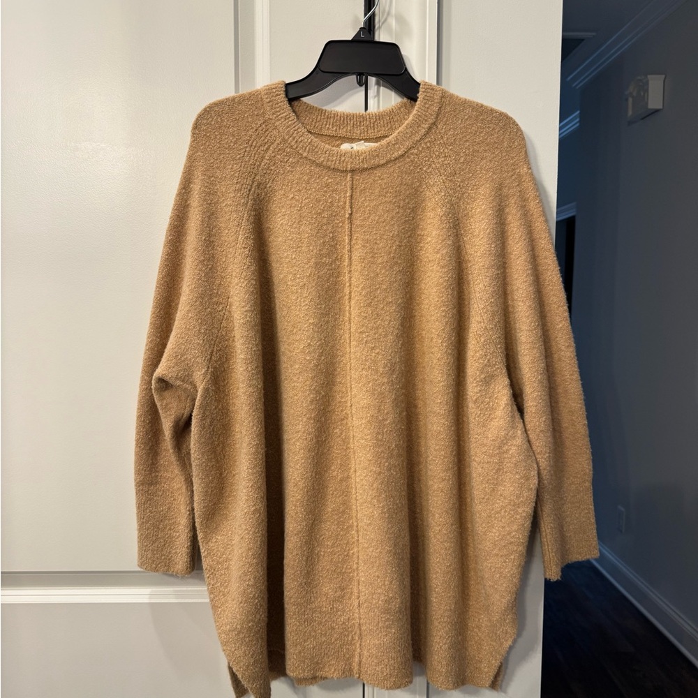 Lou & Grey Loft Tan Crew Neck Sweater